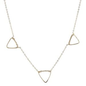 PEGGY LI TRIPLE GEO SHAPE NECKLACE
